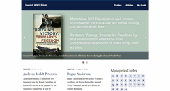 Desktop Screenshot of danishww2pilots.dk