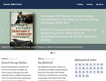 Tablet Screenshot of danishww2pilots.dk